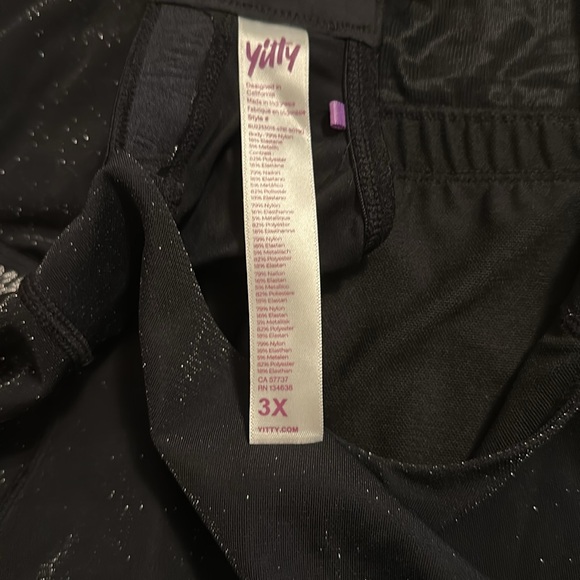 YITTY shapewear thong bodysuit 3x never worn black sparkly - Picture 7 of 7